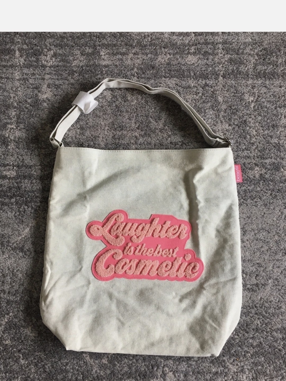 Benefit San Francisco Denim Laughter Tote Bag (NWT)
